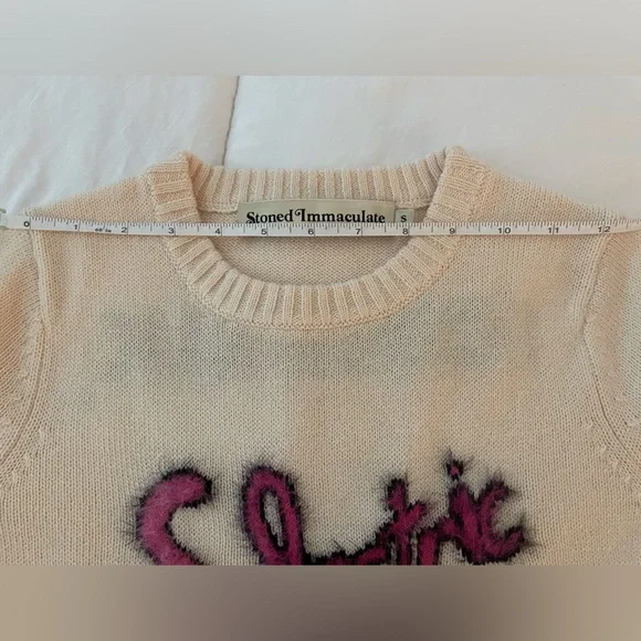 NWOT Stoned Immaculate + Jimi Hendrix Electric Lady sweater size Small 🎸💫💖 - Picture 9 of 10